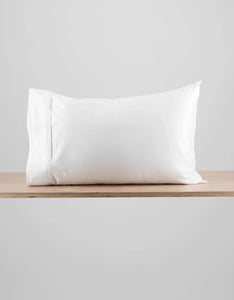 Organic 500TC Cotton Pillowcases — White IsleOfOmni